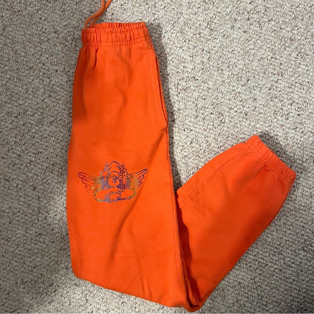 Boys Lie Orange Joggers